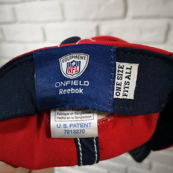Reebok NFL Onfield New England Patriots One Size Baseball Hat - Picture 5 of 7